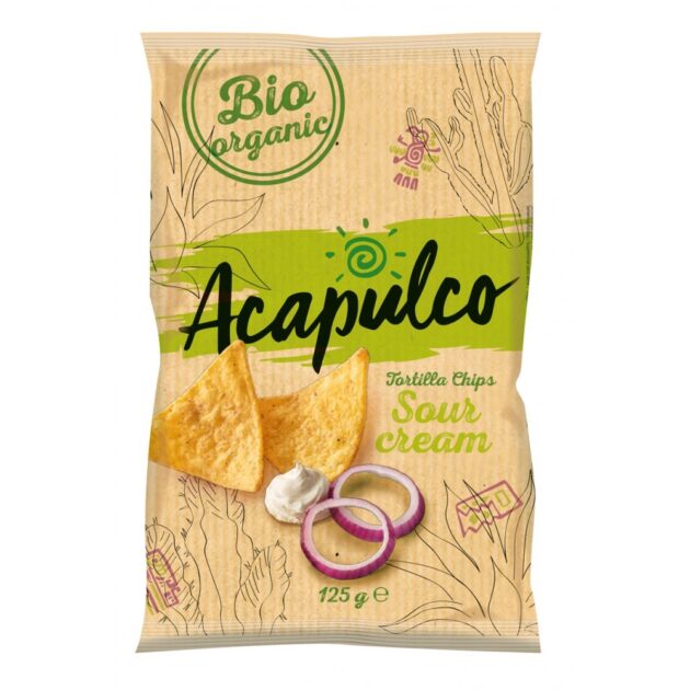 Tortilla chips cu smantana si ceapa