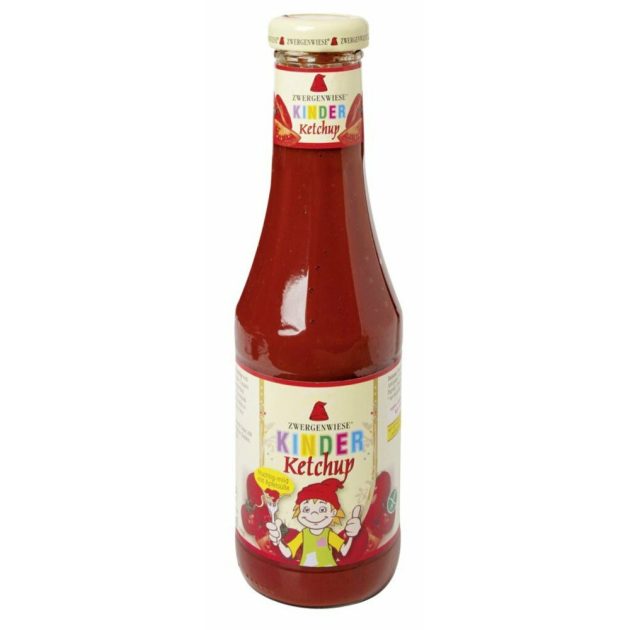 Ketchup pentru copii cu indulcitor din mere