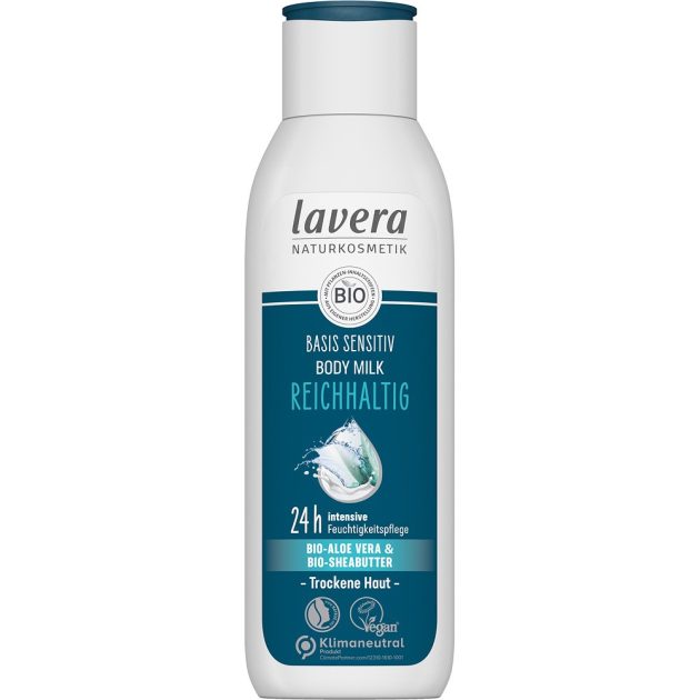 Lapte de corp sensitiv aloe vera bio si unt de shea bio