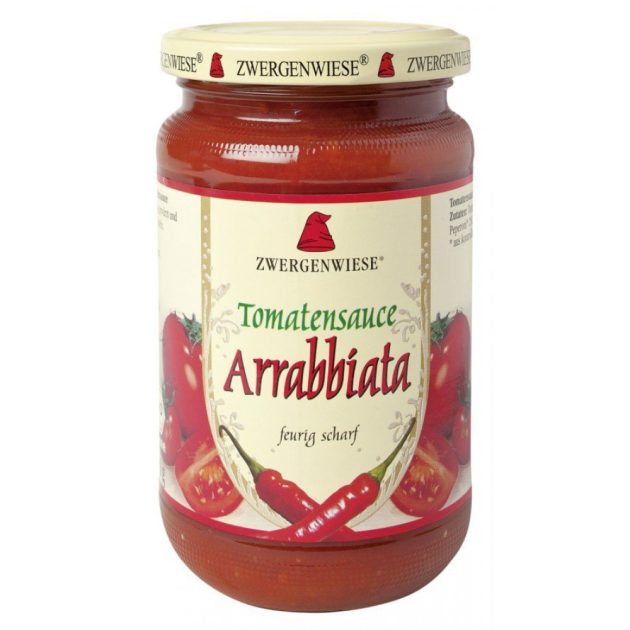 Sos bio de tomate Arrabbiata cu ardei iute