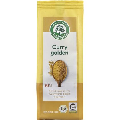 Curry auriu bio pentru orez legume si carne