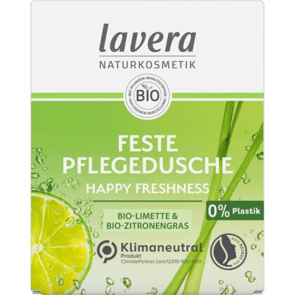 Gel de dus solid cu lime bio si zitronegrass bio Happy Freshness